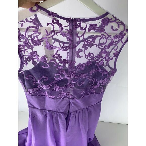 Rafunla Women’s Lavender Long Prom Dress Size M - Picture 3 of 4